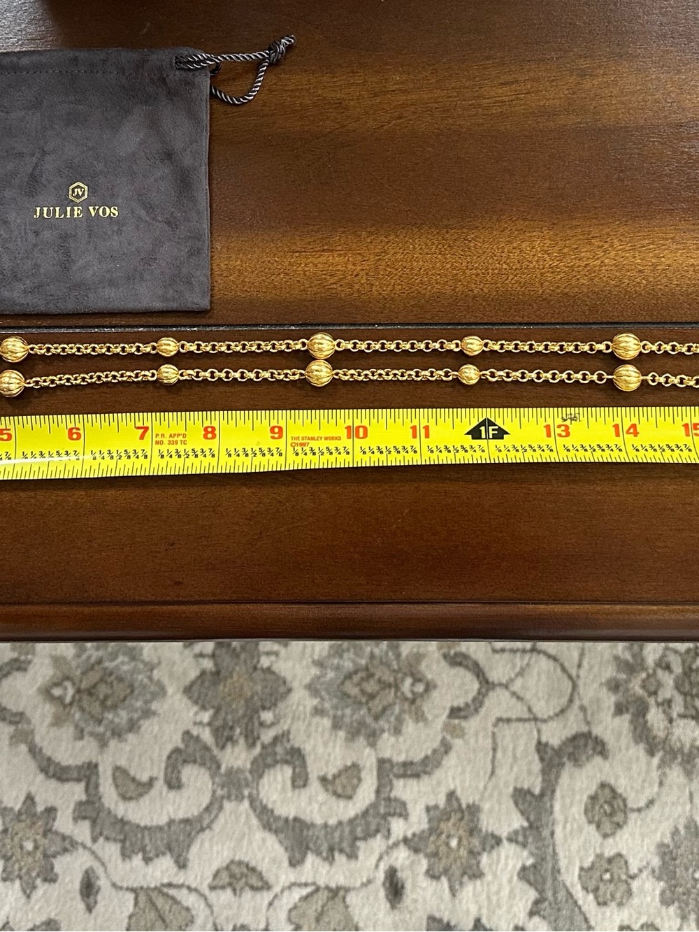 Julie Vos Gold Beaded Cirque Station Necklace - Picture 6 of 6
